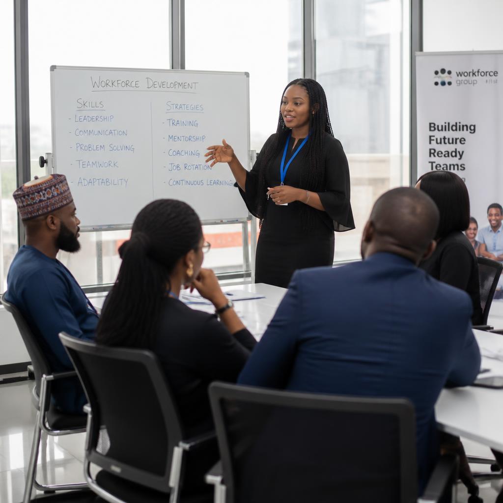 Bloomskill facilitator leading a workforce development workshop
